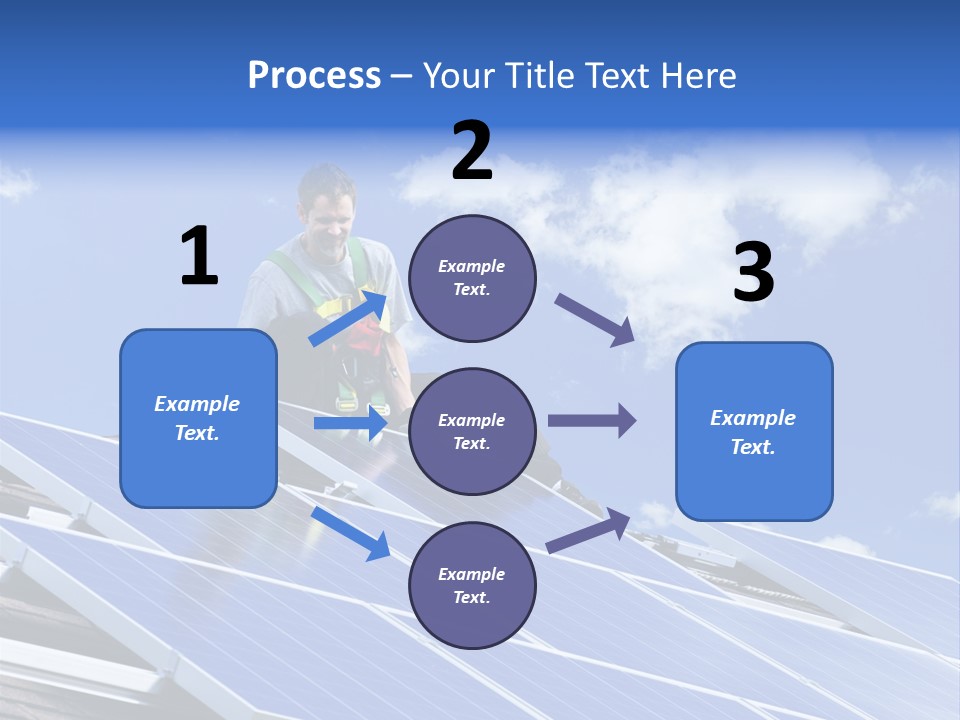 Green Alternative Photovoltaic PowerPoint Template