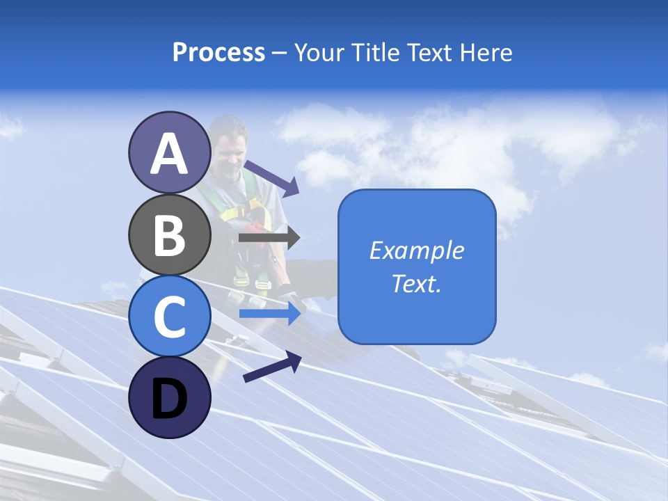 Green Alternative Photovoltaic PowerPoint Template