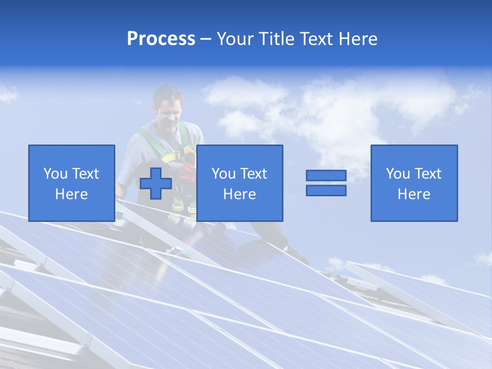 Green Alternative Photovoltaic PowerPoint Template