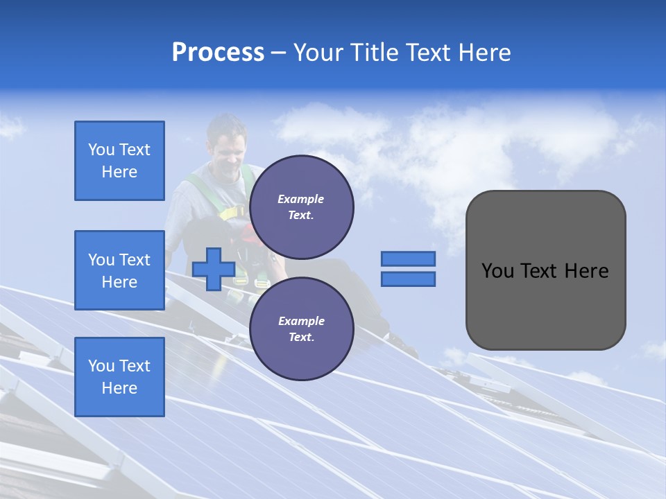 Green Alternative Photovoltaic PowerPoint Template