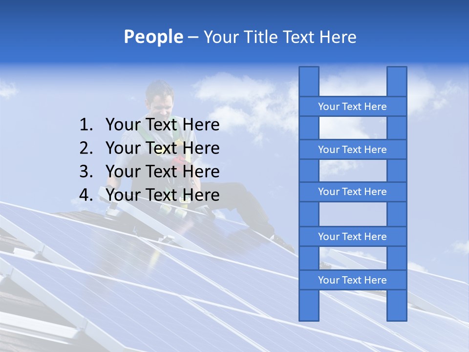 Green Alternative Photovoltaic PowerPoint Template