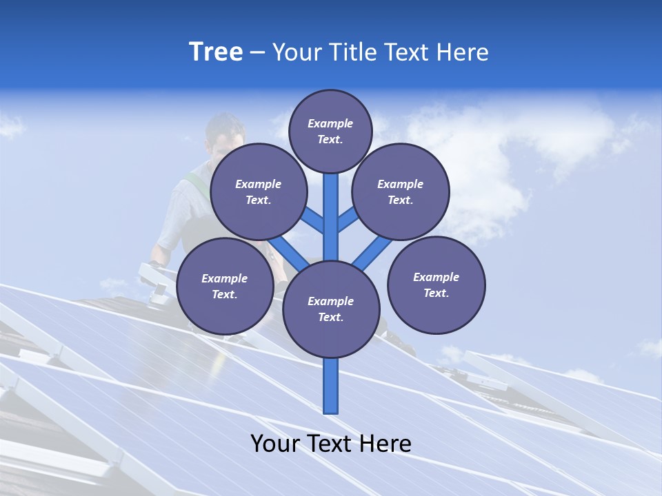 Green Alternative Photovoltaic PowerPoint Template