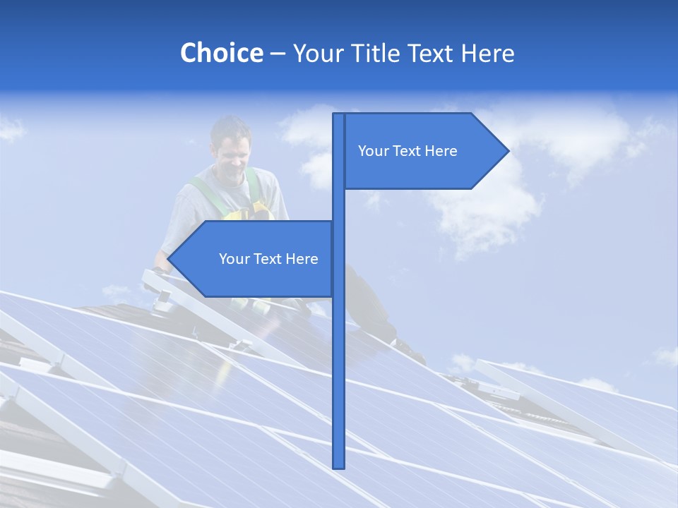Green Alternative Photovoltaic PowerPoint Template