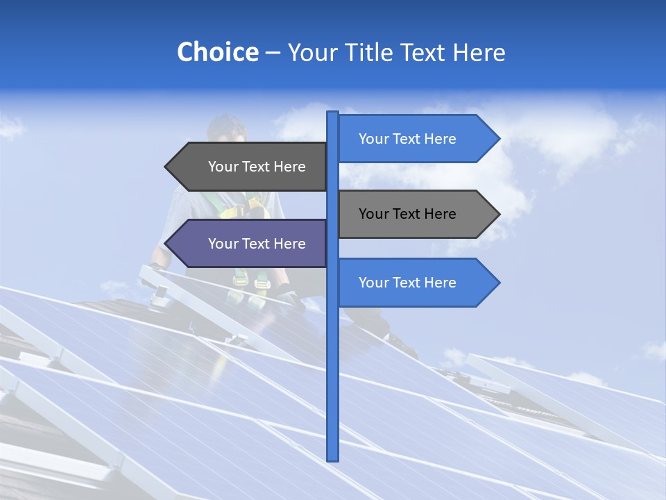 Green Alternative Photovoltaic PowerPoint Template