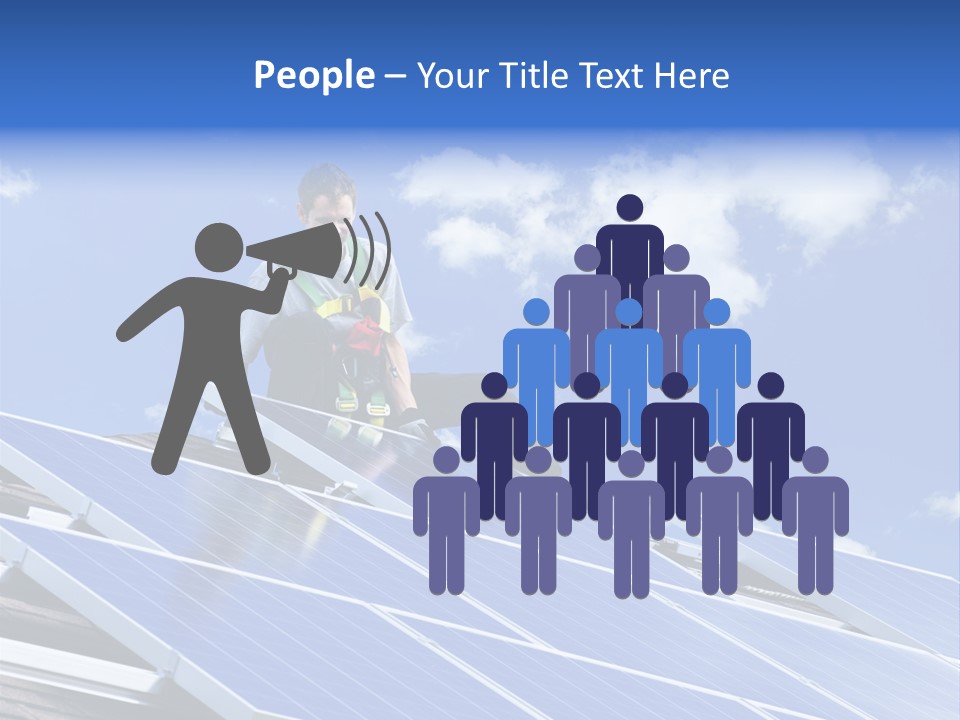 Green Alternative Photovoltaic PowerPoint Template