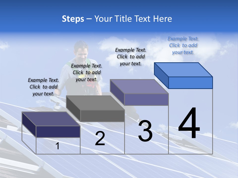 Green Alternative Photovoltaic PowerPoint Template
