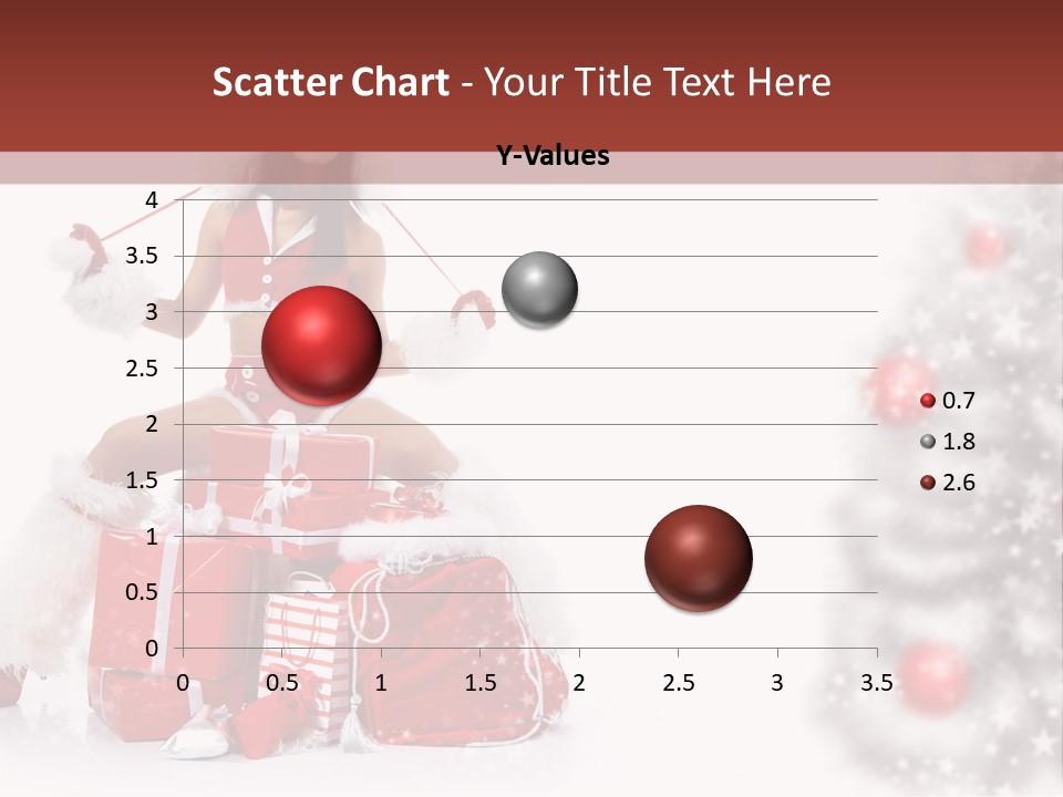 Holiday Lady Xmas PowerPoint Template