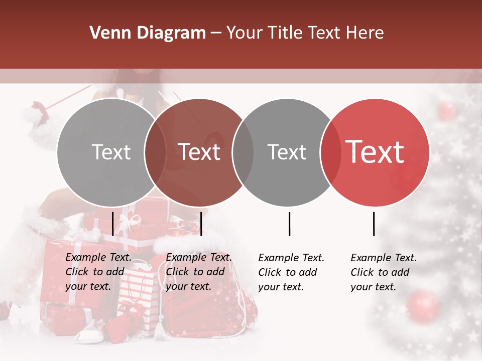 Holiday Lady Xmas PowerPoint Template