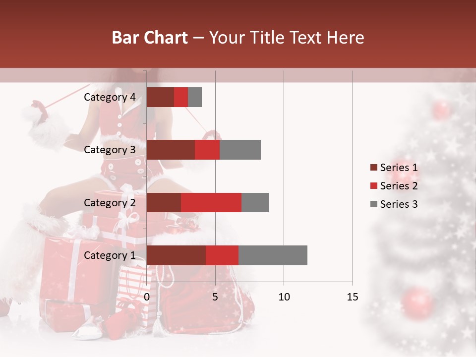 Holiday Lady Xmas PowerPoint Template