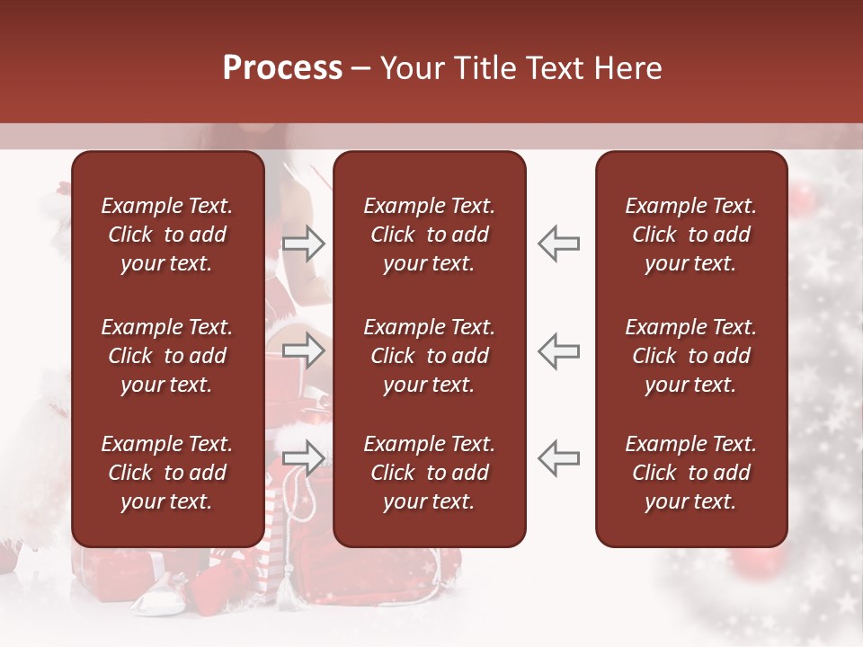 Holiday Lady Xmas PowerPoint Template