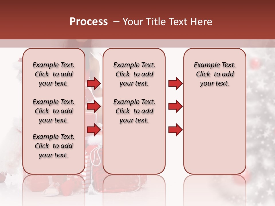 Holiday Lady Xmas PowerPoint Template