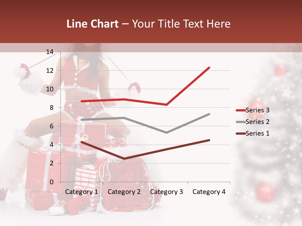 Holiday Lady Xmas PowerPoint Template