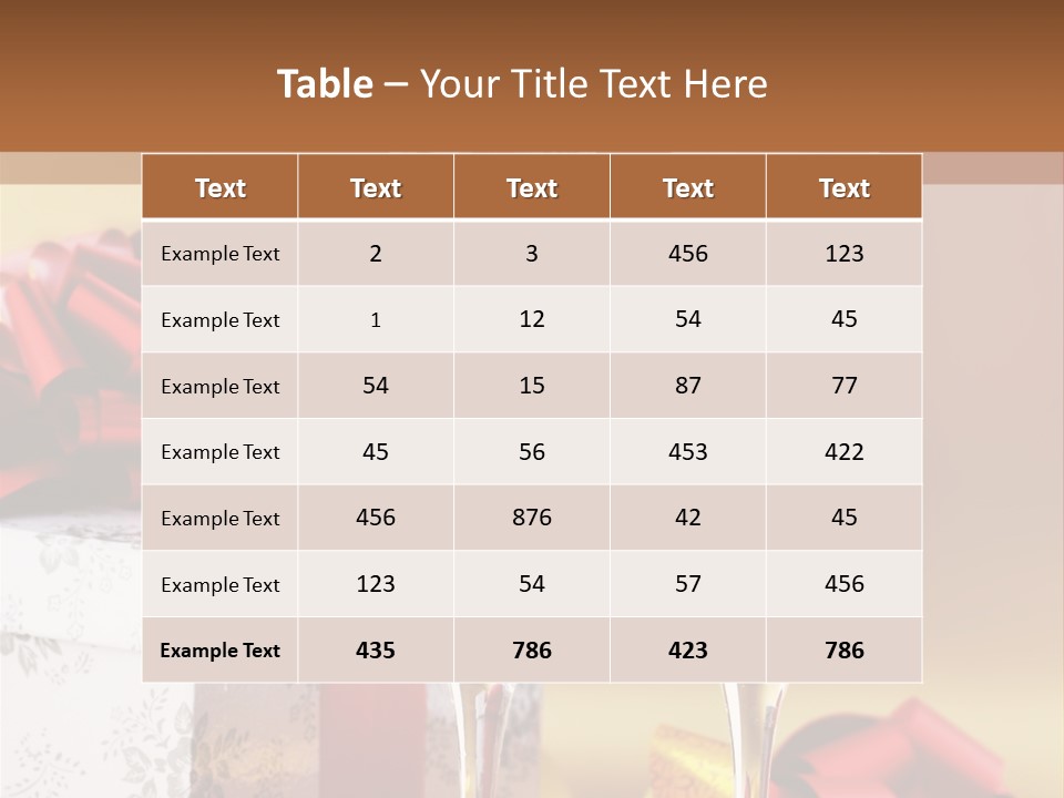 Life Love Champagne PowerPoint Template