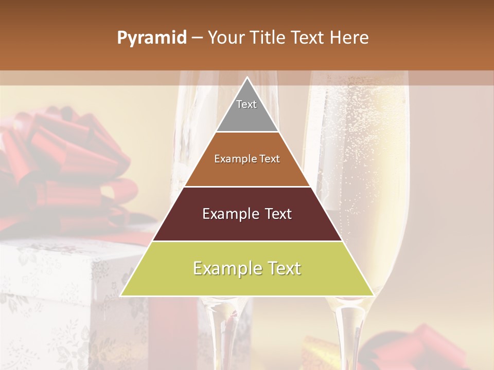 Life Love Champagne PowerPoint Template