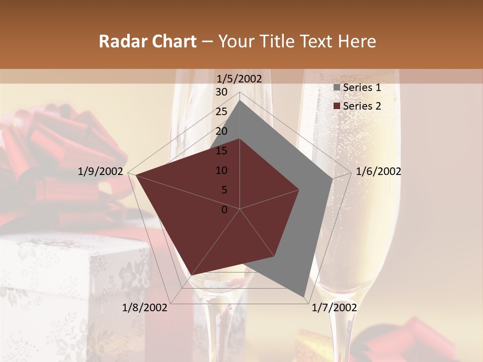 Life Love Champagne PowerPoint Template