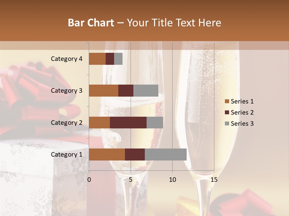 Life Love Champagne PowerPoint Template