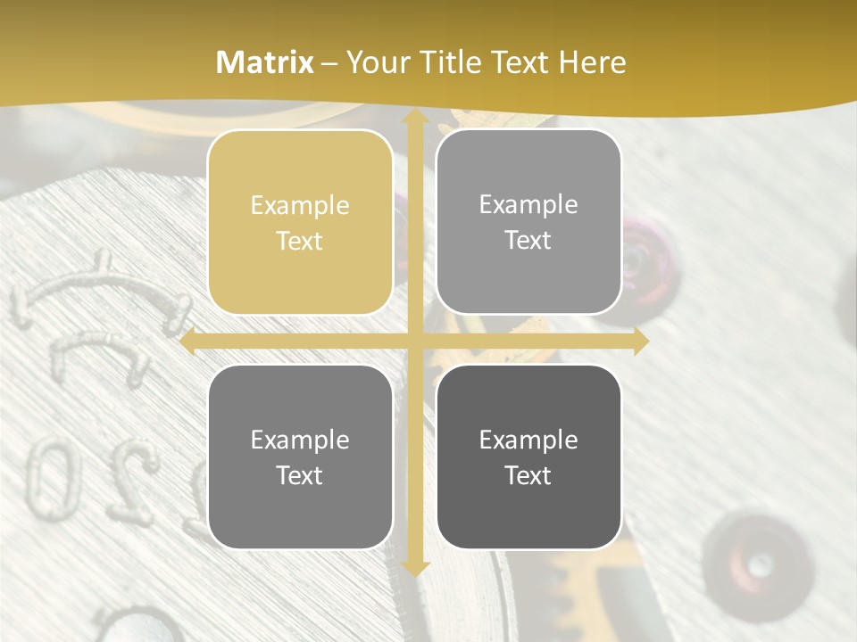 Time Circle Isolated PowerPoint Template