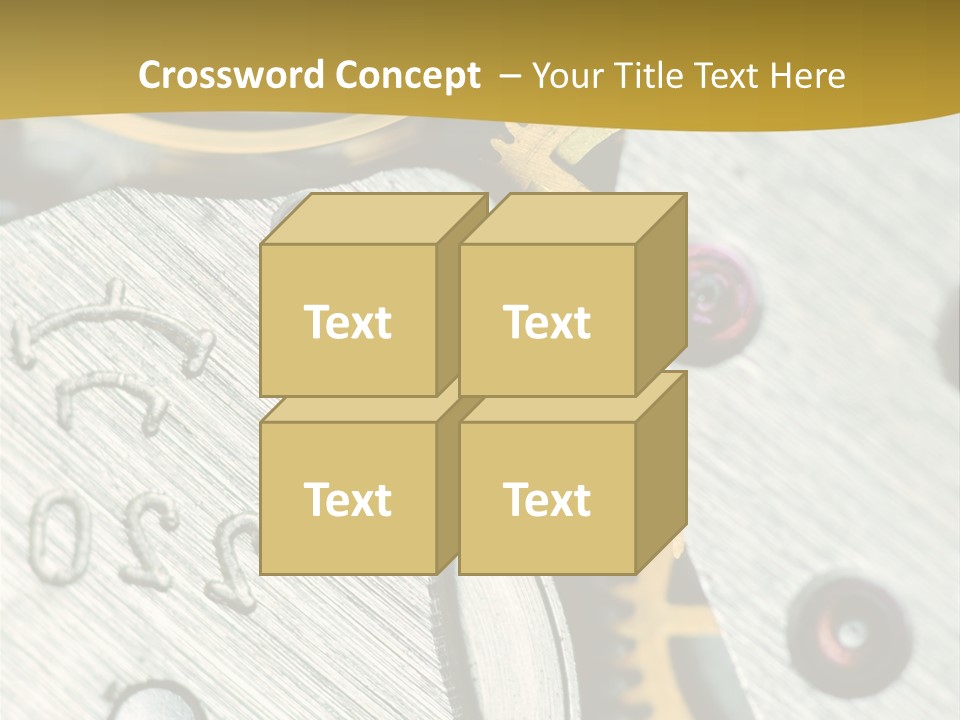 Time Circle Isolated PowerPoint Template