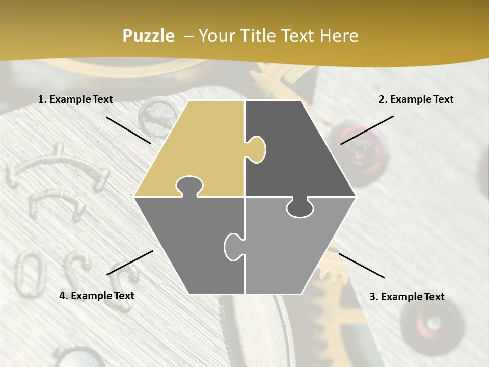 Time Circle Isolated PowerPoint Template