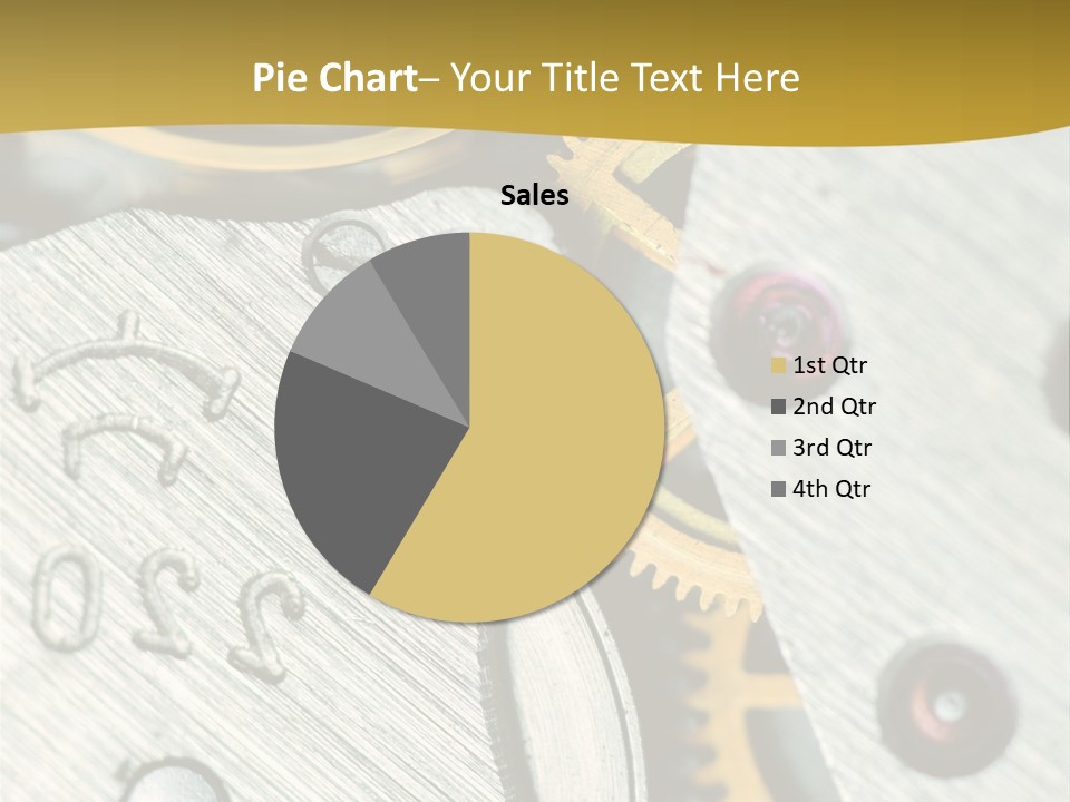 Time Circle Isolated PowerPoint Template