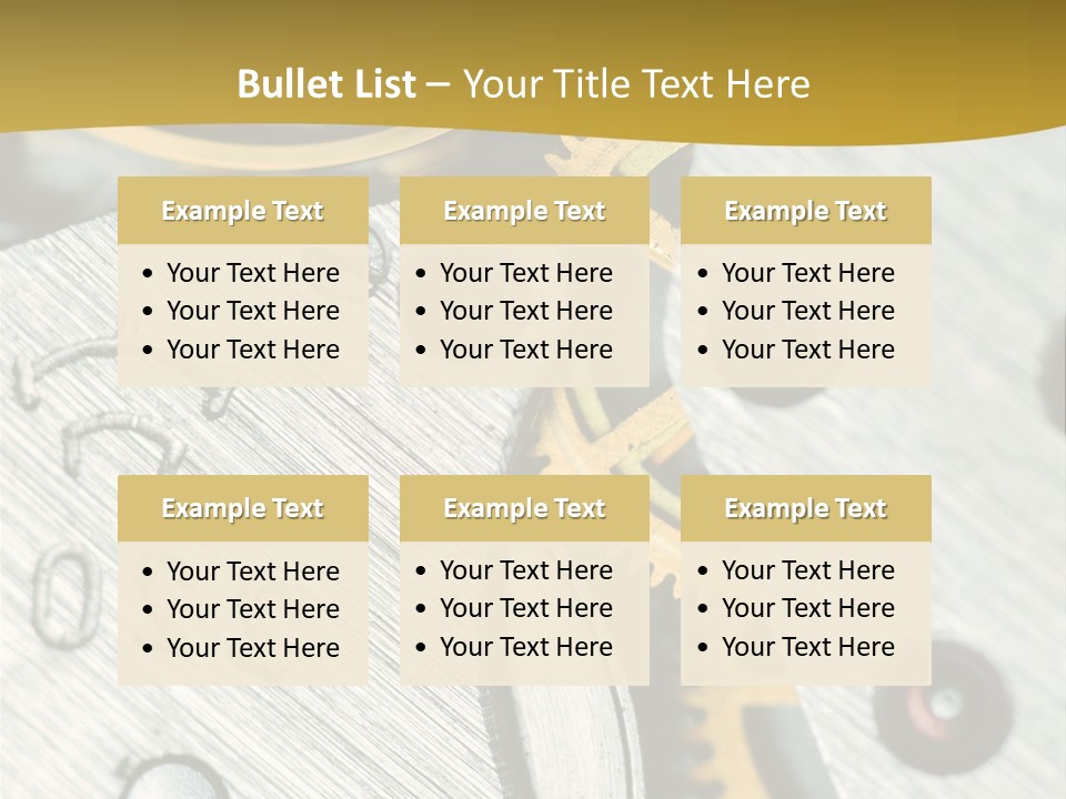 Time Circle Isolated PowerPoint Template