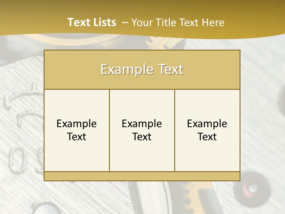 Time Circle Isolated PowerPoint Template