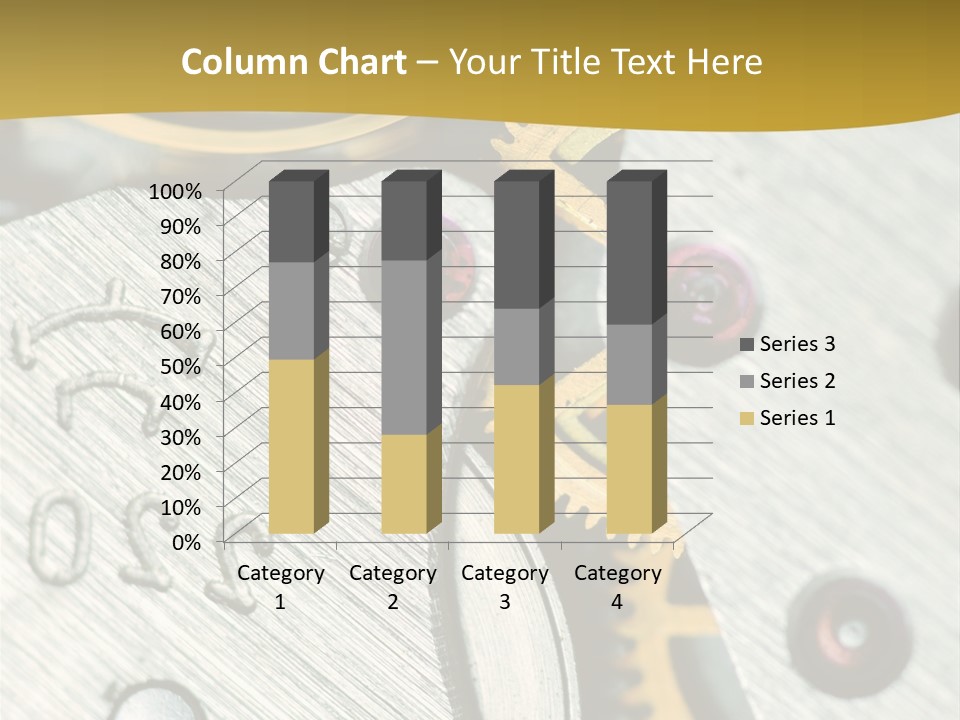 Time Circle Isolated PowerPoint Template
