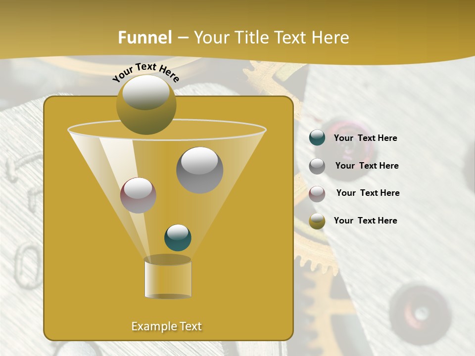 Time Circle Isolated PowerPoint Template