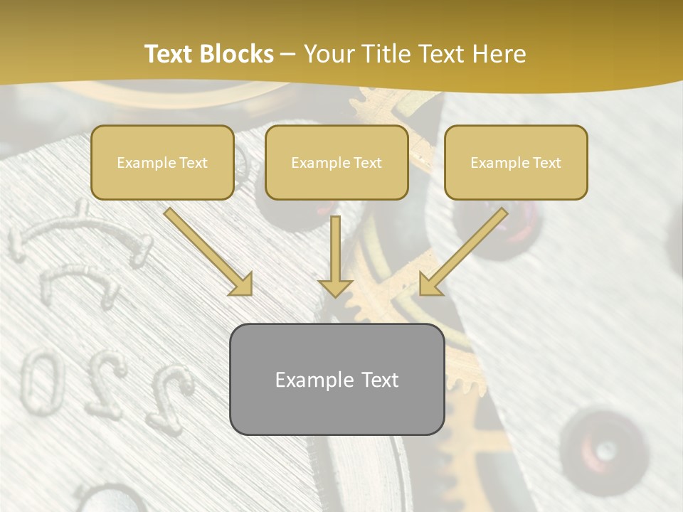 Time Circle Isolated PowerPoint Template