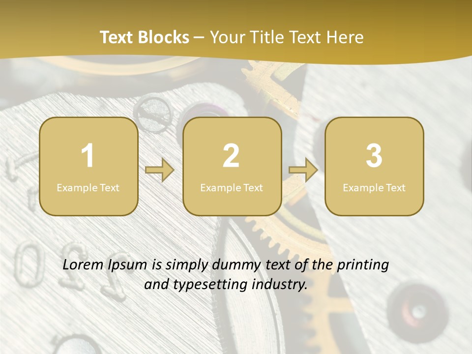 Time Circle Isolated PowerPoint Template