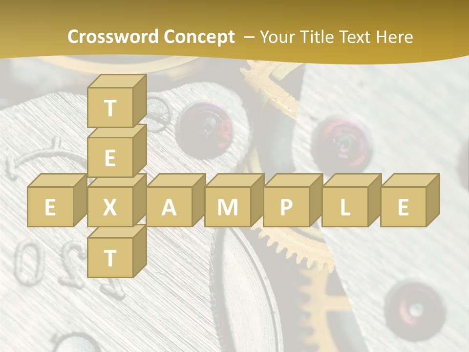 Time Circle Isolated PowerPoint Template