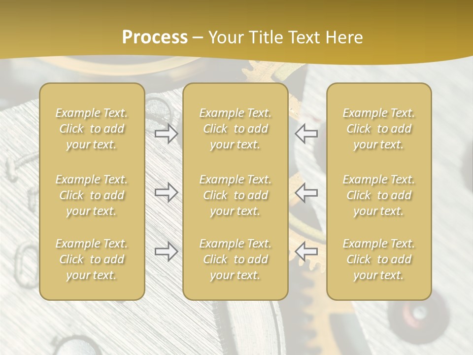Time Circle Isolated PowerPoint Template
