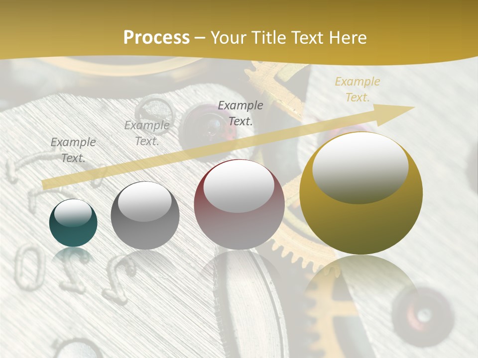 Time Circle Isolated PowerPoint Template