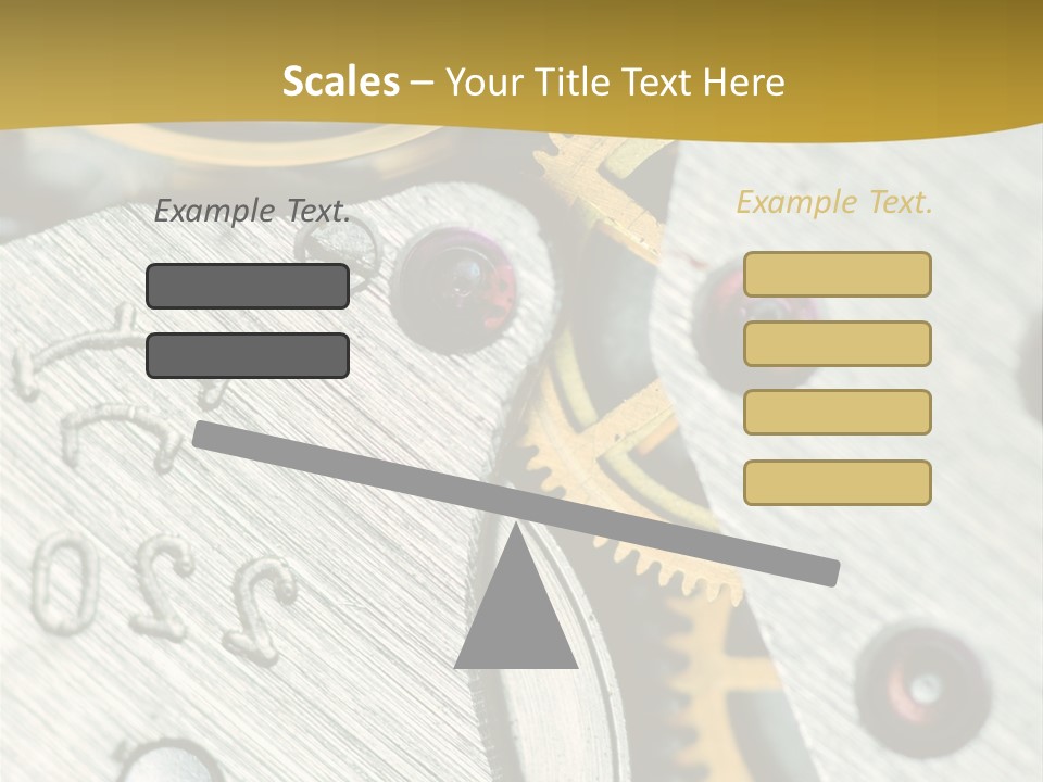 Time Circle Isolated PowerPoint Template
