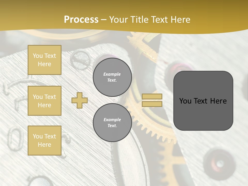 Time Circle Isolated PowerPoint Template