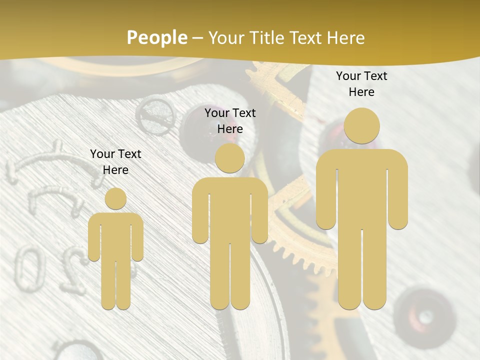 Time Circle Isolated PowerPoint Template