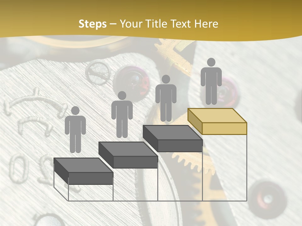 Time Circle Isolated PowerPoint Template