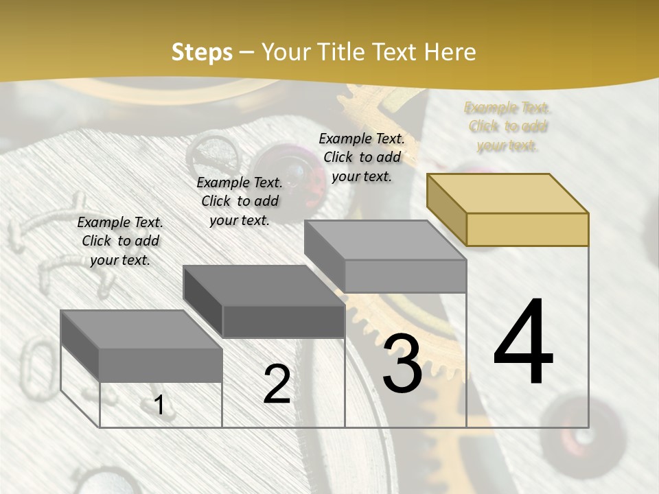 Time Circle Isolated PowerPoint Template