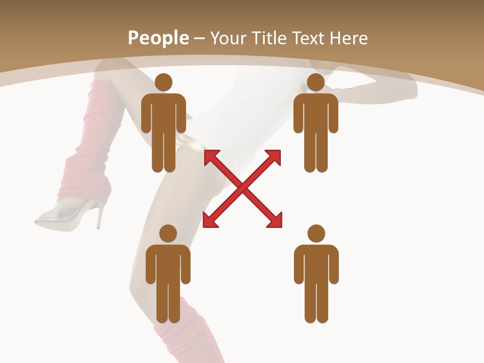 Team Boardroom Figure PowerPoint Template