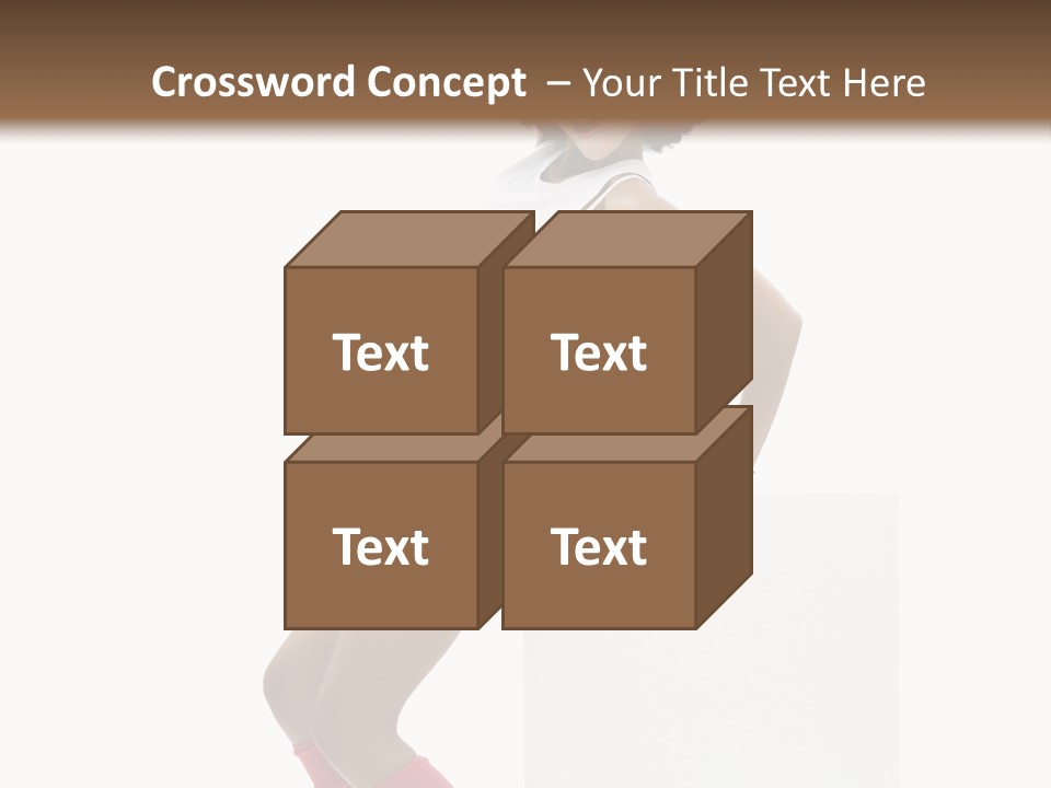 Teamwork Character Happy PowerPoint Template