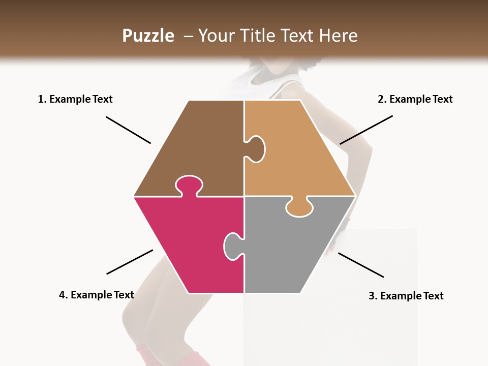 Teamwork Character Happy PowerPoint Template