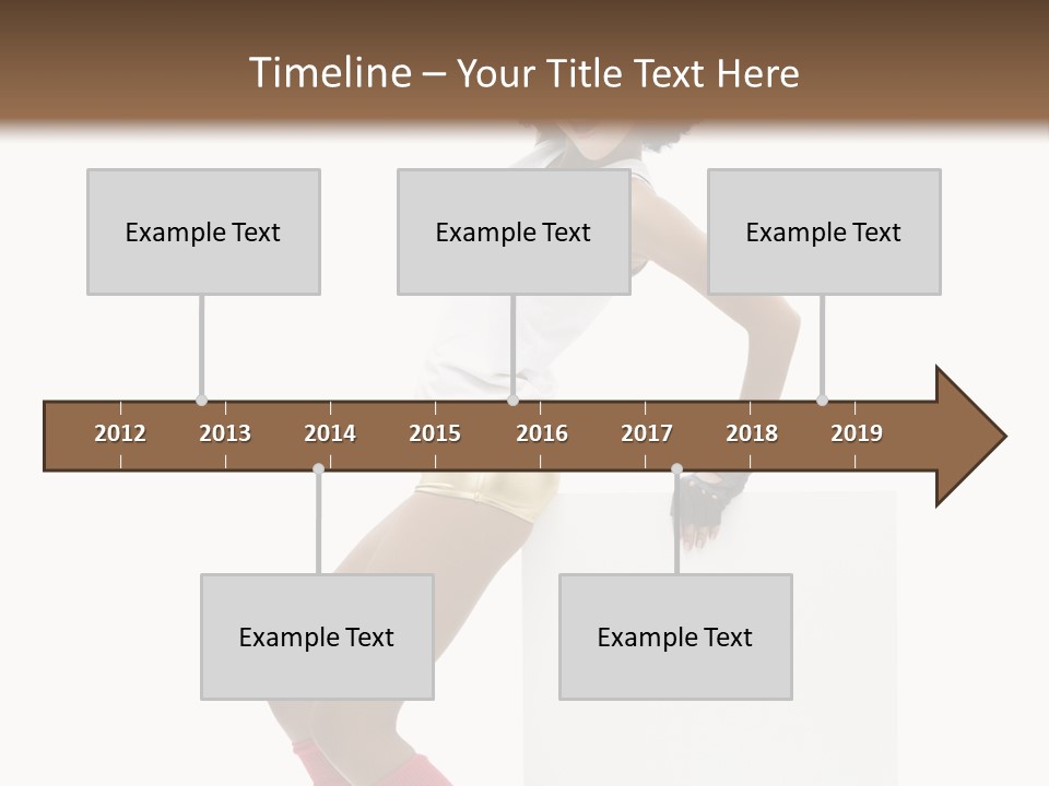 Teamwork Character Happy PowerPoint Template