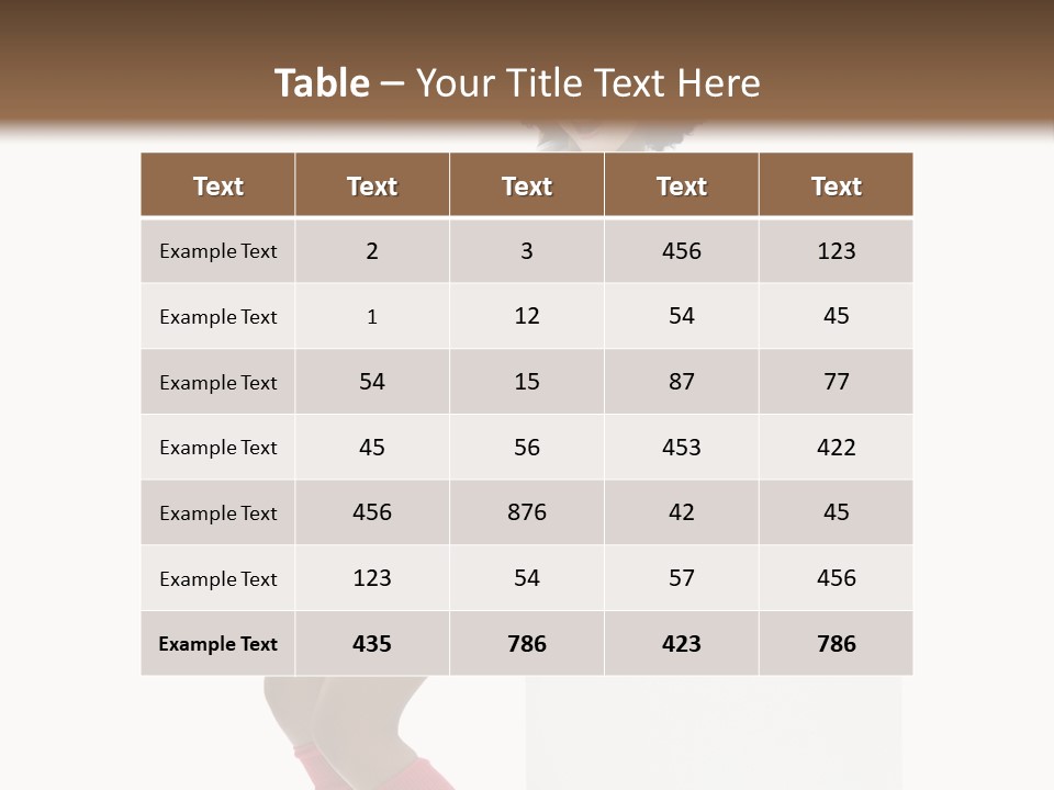 Teamwork Character Happy PowerPoint Template