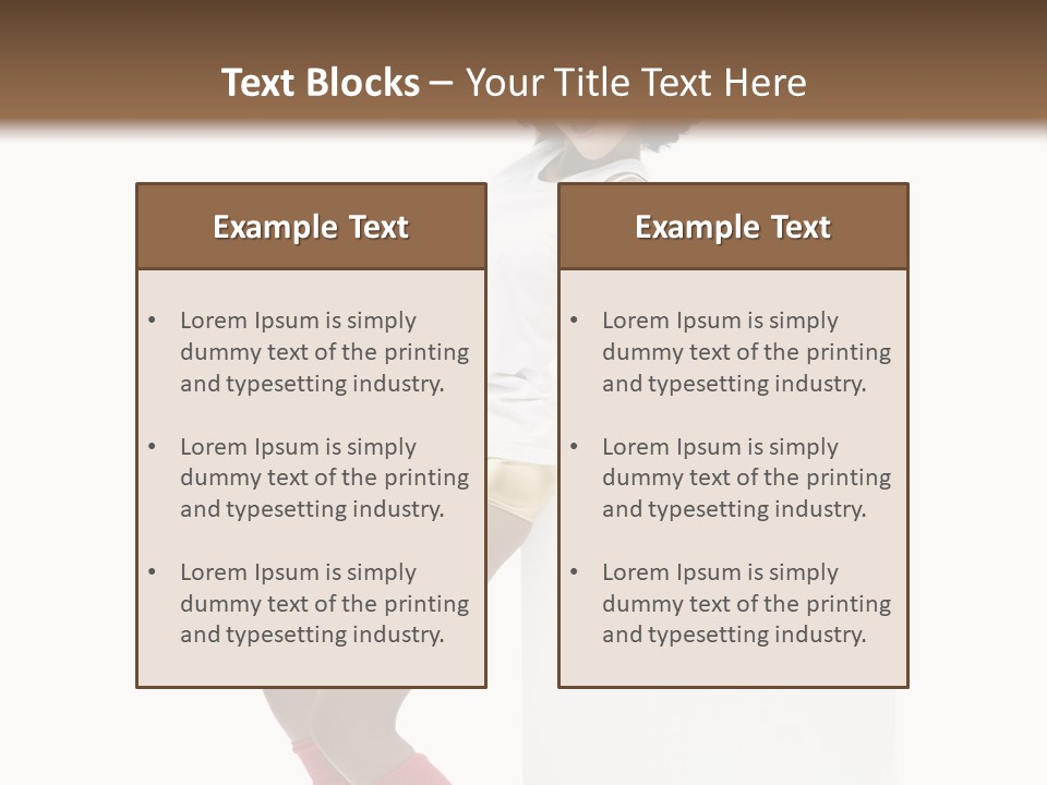 Teamwork Character Happy PowerPoint Template