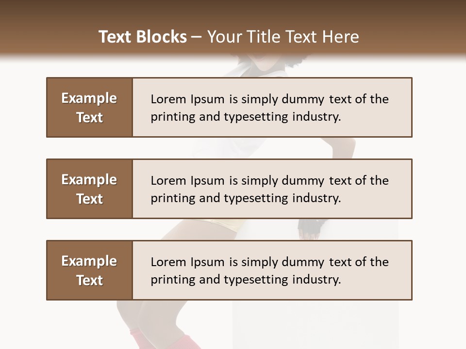 Teamwork Character Happy PowerPoint Template