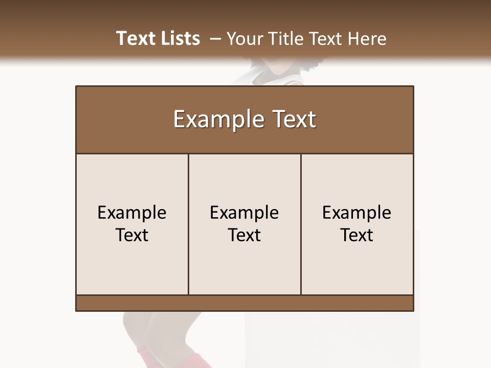 Teamwork Character Happy PowerPoint Template