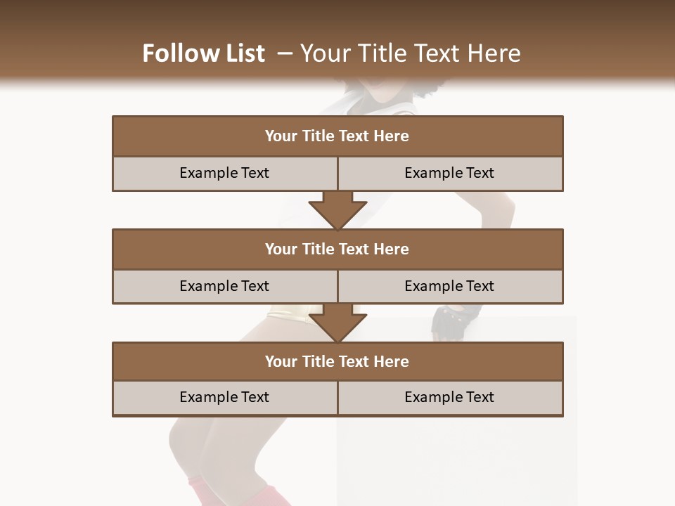 Teamwork Character Happy PowerPoint Template