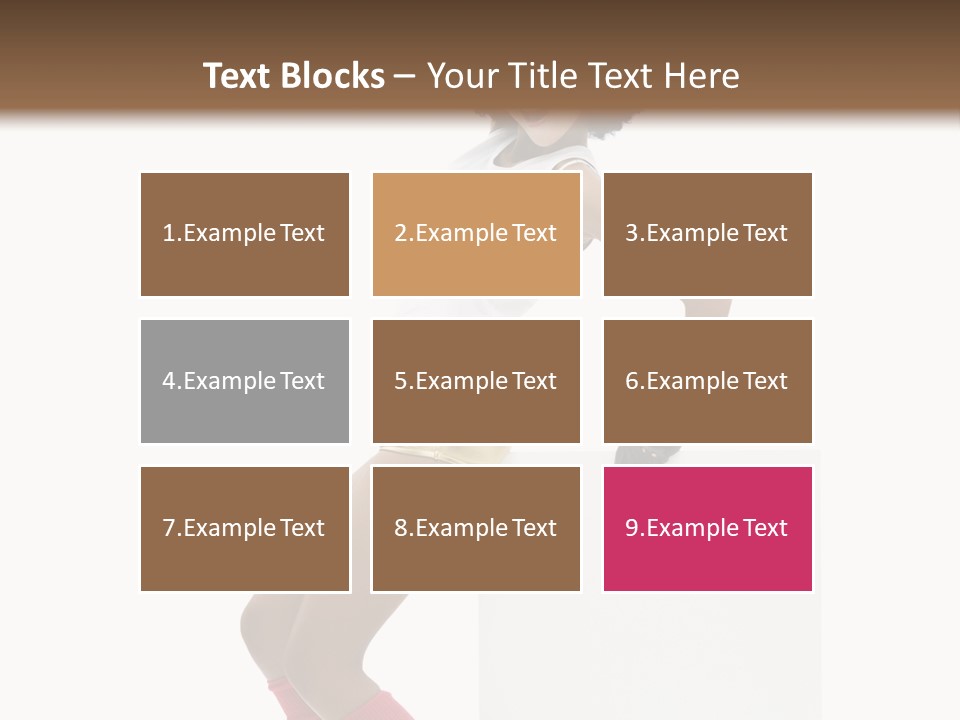 Teamwork Character Happy PowerPoint Template