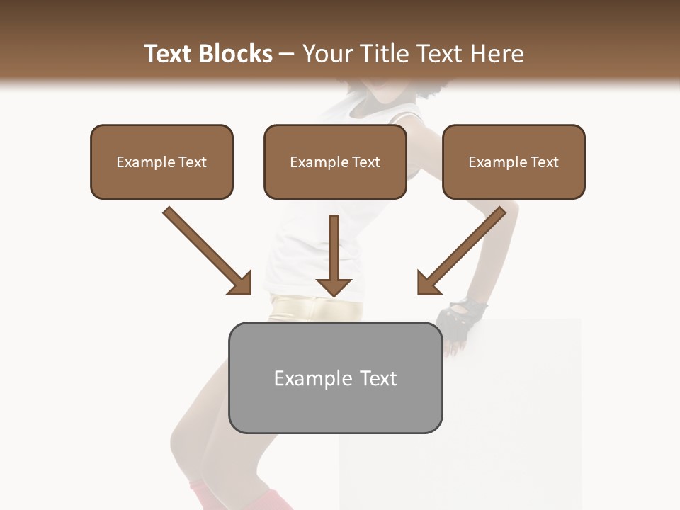 Teamwork Character Happy PowerPoint Template