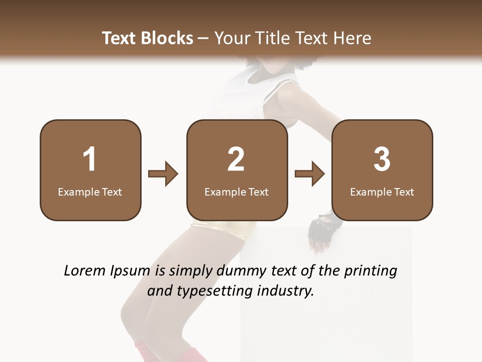 Teamwork Character Happy PowerPoint Template